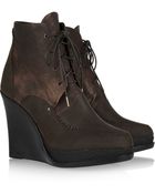 Rag & Bone Dolgan Leather Wedge Ankle Boots - Lyst