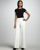 Lafayette 148 New York Wideleg Wool Pants - Lyst