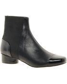 Asos Asos Adored Leather Chelsea Ankle Boots - Lyst