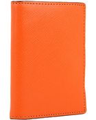 Jack Spade Crosshatch Leather Vertical Flap Wallet - Lyst