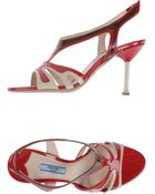 Prada Highheeled Sandals - Lyst