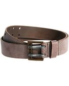 Diesel Leather Belt - Lyst
