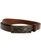 Diesel Leather Belt - Lyst