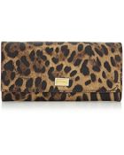 Dolce & Gabbana Leopard Print Long Wallet - Lyst
