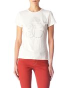 Juicy Couture Crystalembellished Tshirt - Lyst