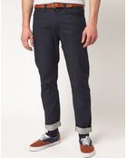 Levi's Levis Monochrome Jeans 508 Tapered - Lyst
