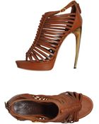 Alexander McQueen Platform Sandals - Lyst