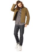 French Connection Quilted Cord Patch Jacket - Lyst