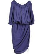 Lanvin Short Dress - Lyst