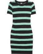 Markus Lupfer Striped Cotton and Woolblend Dress - Lyst