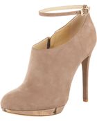 B Brian Atwood Snakesole Ankle Bootie - Lyst
