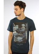 Insight The Slice Up Floral Tee in Midnight Oil - Lyst