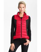 Bernardo Mixed Media Packable Down Vest - Lyst