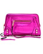 Rebecca Minkoff Metallic Mason Clutch - Lyst