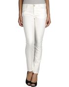 Weekend By Maxmara Denim Trousers - Lyst