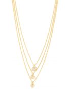 BaubleBar 3 Disc Shimmer Necklace - Lyst