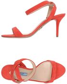 Prada Highheeled Sandals - Lyst