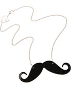 Tatty Devine Moustache Necklace - Lyst