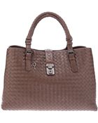 Bottega Veneta Woven Leather Tote - Lyst