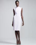 Roland Mouret Stretch Crepe Dress - Lyst