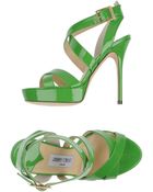 Jimmy Choo Platform Sandals - Lyst