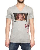 Dolce & Gabbana Mick Jagger Print Cotton Jersey T-shirt - Lyst
