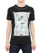 Philipp Plein Mickey Bw Print Jersey Tshirt - Lyst