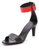 Tibi Ivy Contras Strap Sandals - Lyst