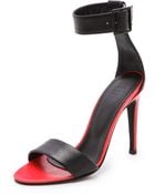 Tibi Carine Ankle Strap Sandals - Lyst