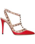 Valentino 100mm Rockstud Calfskin Leather Pumps - Lyst