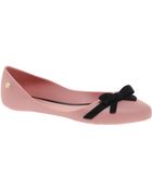 Melissa Trippy Bow Ballet Flats - Lyst