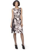 Oscar de la Renta Jewel Print Silk Faille Sleeveless Dress - Lyst