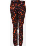 Topshop Dandy Floral Print Skinny Pants - Lyst