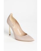 Valentino Studed Stiletto Metal Heel Pump - Lyst