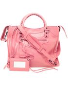 Balenciaga Velo Leather Bag - Lyst