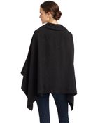 BCBGMAXAZRIA Draped Poncho Jacket - Lyst