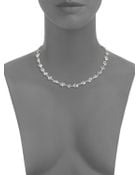 Cz By Kenneth Jay Lane Geometric Crystal Necklace - Lyst