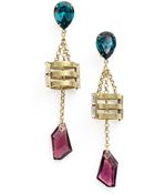 DANNIJO Tyler Earrings - Lyst