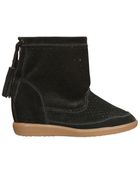 Isabel Marant 80mm Basley Suede Wedge Boots - Lyst
