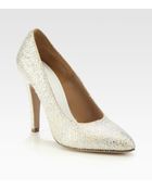 Maison Martin Margiela Textured Glitter Pumps - Lyst