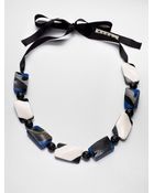 Marni Horn Resin Beaded Necklace - Lyst