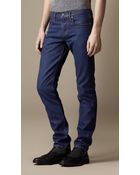 Burberry Shoreditch Coated Colour Skinny Fit Jeans - Lyst