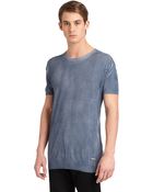 Costume National Short Sleeve Sweater - Lyst