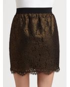 Joie Abeline Lace Skirt - Lyst