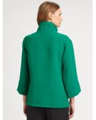 Lafayette 148 New York Virgin Wool Topper - Lyst
