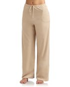 Donna Karan New York Pima Cotton Relaxed Pantstan - Lyst