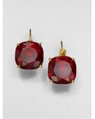 Kate Spade Faceted Square Earrings - Lyst