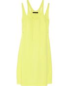 Alexander Wang Racerback Silk-Crepe Dress - Lyst