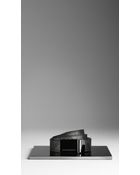 Burberry Check Embossed Leather Plaque Belt - Lyst