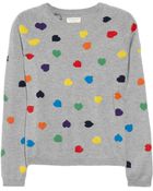 Chinti & Parker Heart Intarsia Cashmere Sweater - Lyst